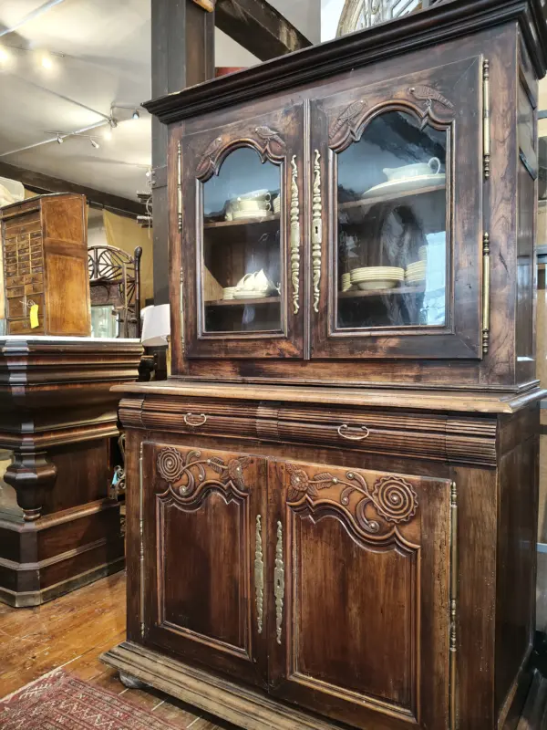 19th Century French Walnut Buffet-a-Deux